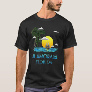 Camiseta Navegação em Islamorada Florida Keys Beach Sunset