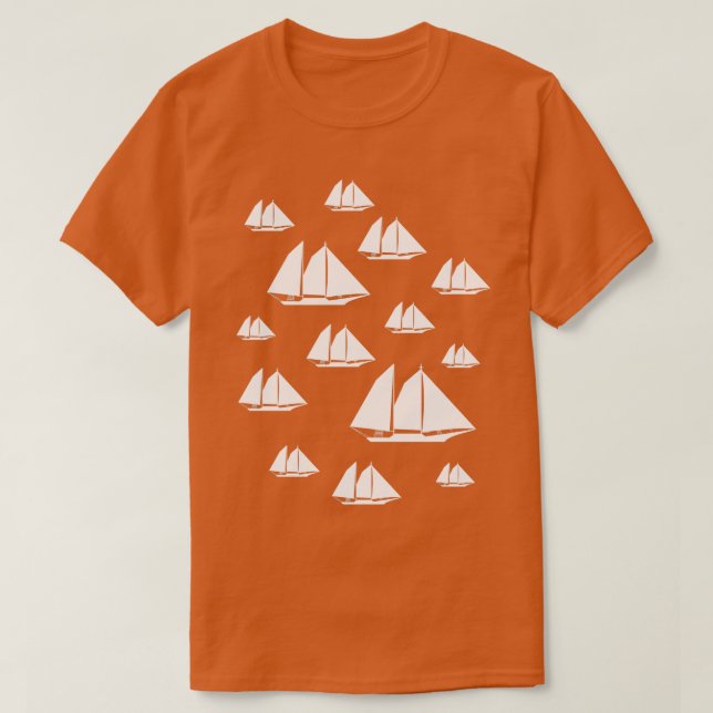 Camiseta Navegação em veleiro 1 (Frente do Design)