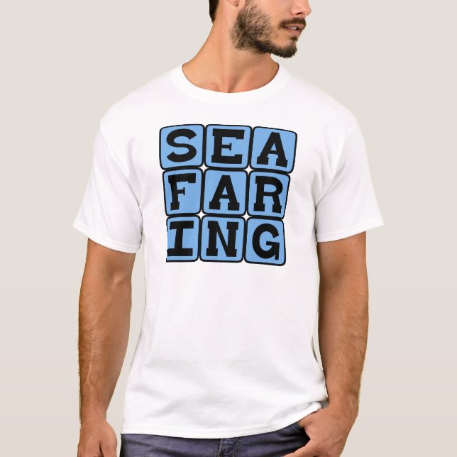 Camiseta Navegação, Estilo de Vida Aquático (Frente)