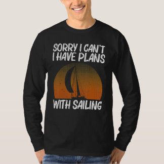 Camiseta Navegação Legal Para Homens Mulheres Barco à Vela 
