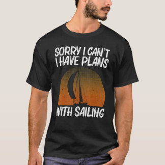 Camiseta Navegação Legal Para Homens Mulheres Barco à Vela 