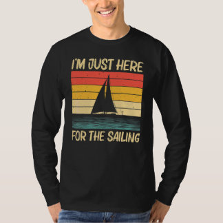 Camiseta Navegação Legal Para Homens Mulheres Barcos Náutic