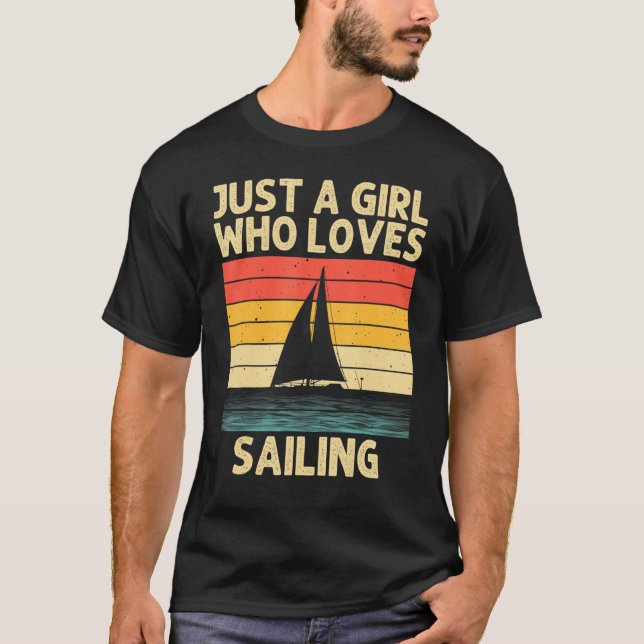 Camiseta Navegação legal Para Raparigas Barco Náutica Da Ra (Frente)