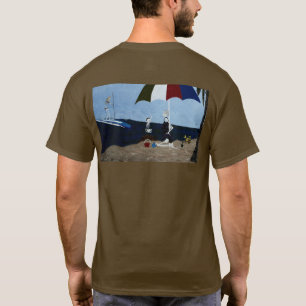 Camiseta Navegação no pátio de ossos em doho