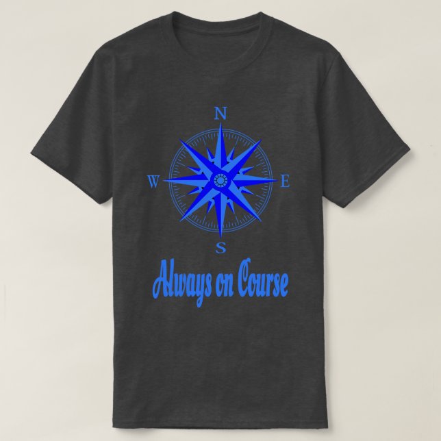 Camiseta Navegação sempre em trânsito (Frente do Design)