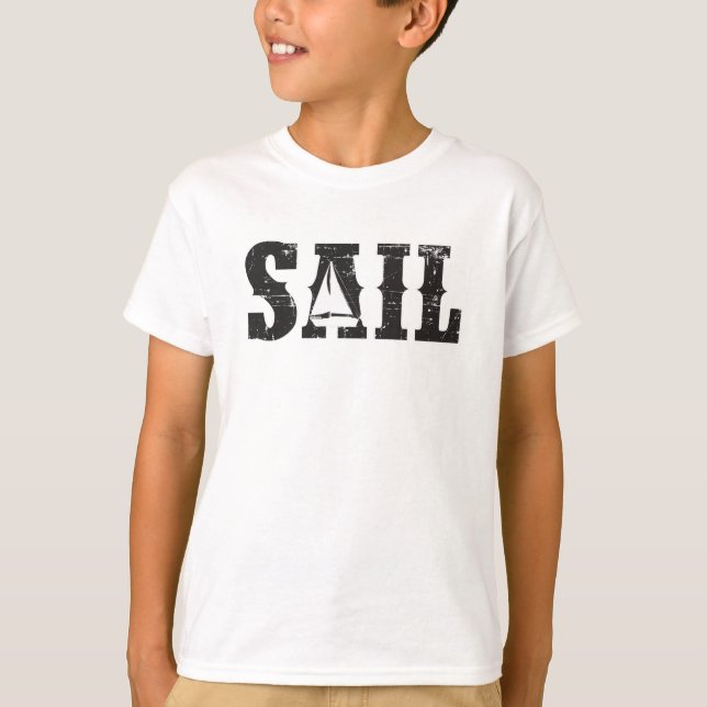 Camiseta Navegador Capitão Sail Sea Engraçado Ideia de Pres (Frente)