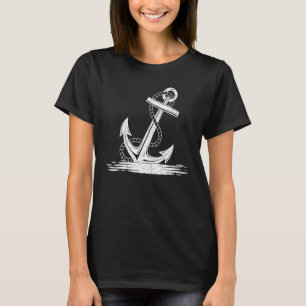 Camiseta Navegador De Barcos À Vela De Ancoragem Náutica