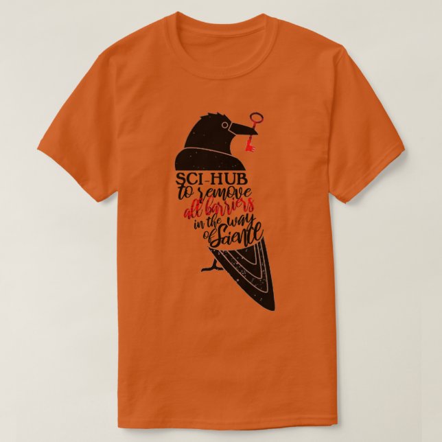 Camiseta Navegador de PhD do SciHub 2 (Frente do Design)