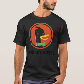 Camiseta Navegador Web De Privacidade DuckDuckGo Para Inter