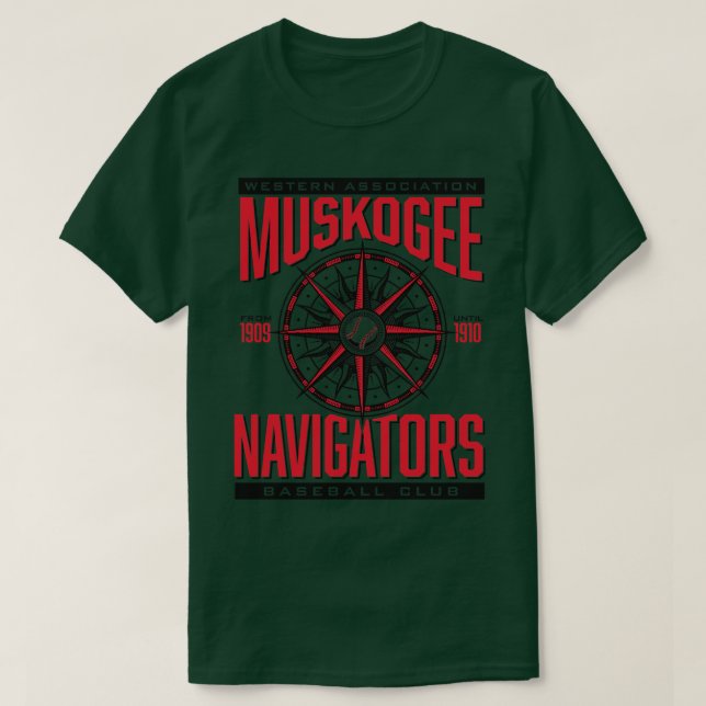 Camiseta Navegadores Muskogee (Frente do Design)