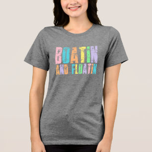 Camiseta Navegando e Flutuando – Gráfico de Vibrações de Ve