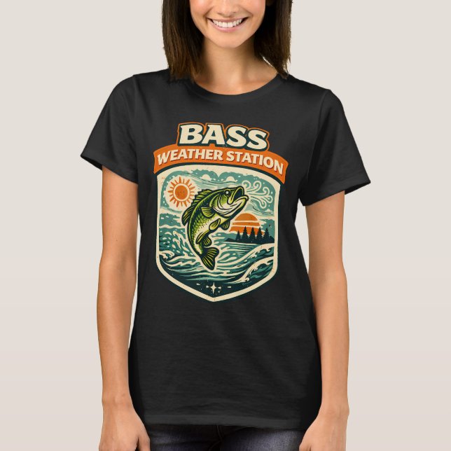Camiseta Navegando e Flutuando Relaxar Peixe Repetir Lago (Frente)
