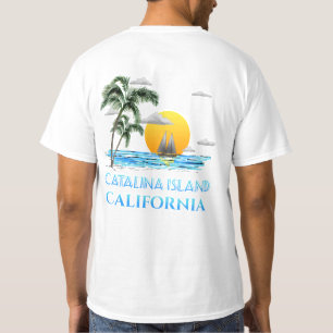 Camiseta Navegando na Ilha Catalina California - Navio