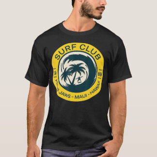 Camiseta Navegando no Havaí Peahi Jaws Maui Hawaii Retro (2
