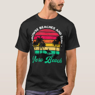 Camiseta Navego praias e Surf Vero Beach surfing Flori