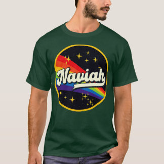 Camiseta Naviah Rainbow No Space Vintage Style