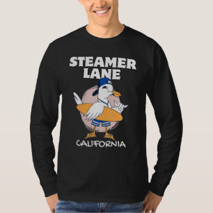 Camiseta NAVIO A VAPOR LANE CALIFÓRNIA Surfing Vintage Seag