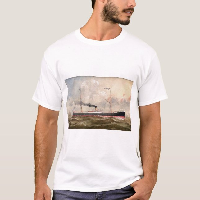 Camiseta Navio a Vapor Louise 1800s (Frente)