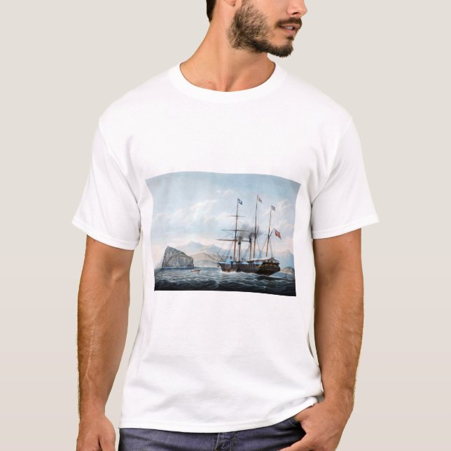 Camiseta navio a vapor P&O Bentinck 1844 (Frente)