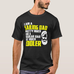 Camiseta Navio à vela Capitão Pai à vela