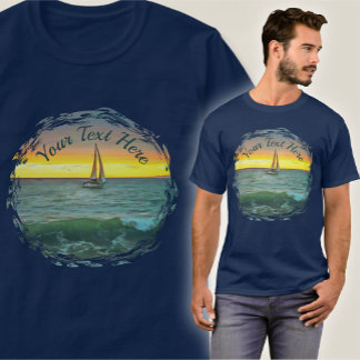 Camiseta Navio à vela na Baía Bandera 0884