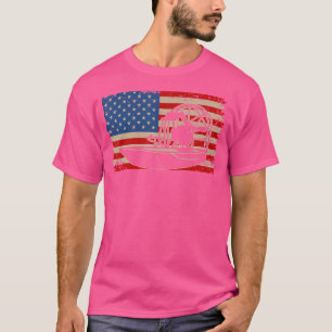 Camiseta Navio-avião América Flag I Navio-piloto Patriótico