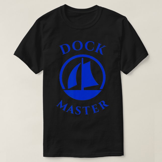 Camiseta Navio Boat Dock Mestre (Frente do Design)