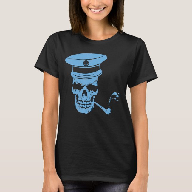 Camiseta Navio Capitão Marítimo Marítimo Marítimo Marítimo  (Frente)