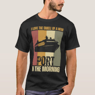 Camiseta Navio de cruzeiro... adoro o cheiro de um novo por