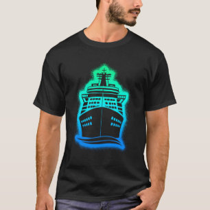 Camiseta Navio de Cruzeiro Crianças Homens Meninos Família 