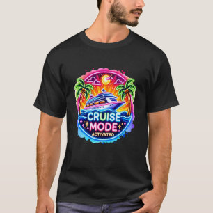 Camiseta Navio de Cruzeiro de Férias Viagem Oceano Cruzeiro