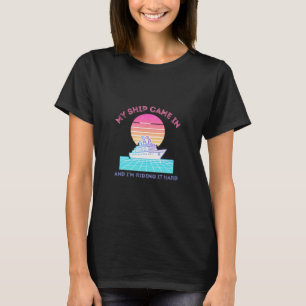 Camiseta Navio de Cruzeiro Divertido Férias Viagem Humor Fe