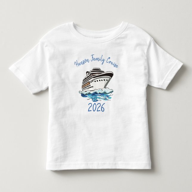 Camiseta Navio de Cruzeiro Personalizado (Frente)