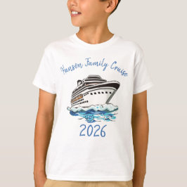 Camiseta Navio de Cruzeiro Personalizado