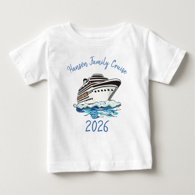 Camiseta Navio de Cruzeiro Personalizado (Frente)