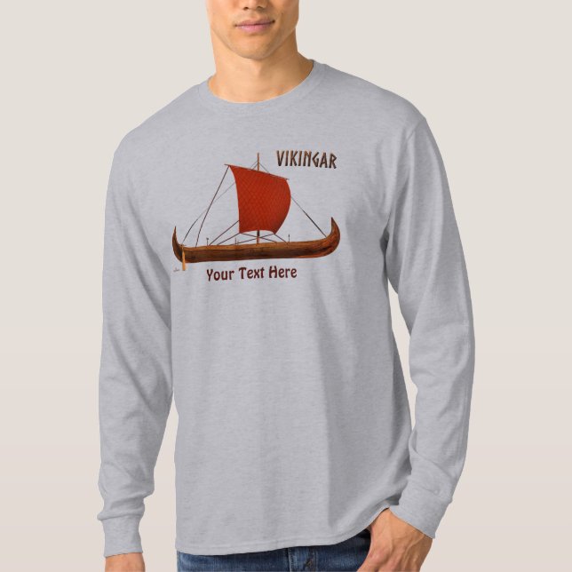 Camiseta Navio de navegação vermelho II (Frente)