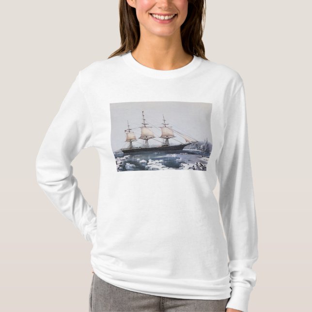 Camiseta Navio de tosquiadeira "jaqueta vermelha " (Frente)