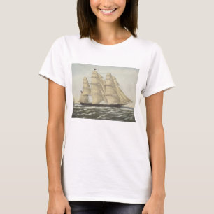 Camiseta Navio de tosquiadeira, nuvem de voo