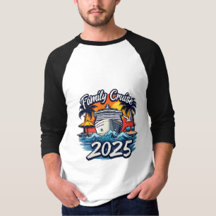 Camiseta Navio de Tripulação Familiar Cruise 2025