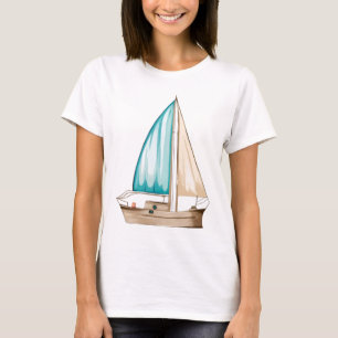 Camiseta Navio de vela feminino