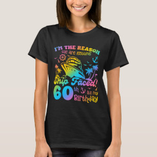 Camiseta Navio Enfrentou É Meu 60º Aniversário Cruzeiro Nav