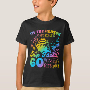 Camiseta Navio Enfrentou É Meu 60º Aniversário Cruzeiro Nav