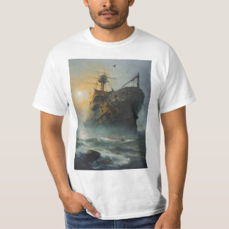 Camiseta Navio fantasma, navio pirata,