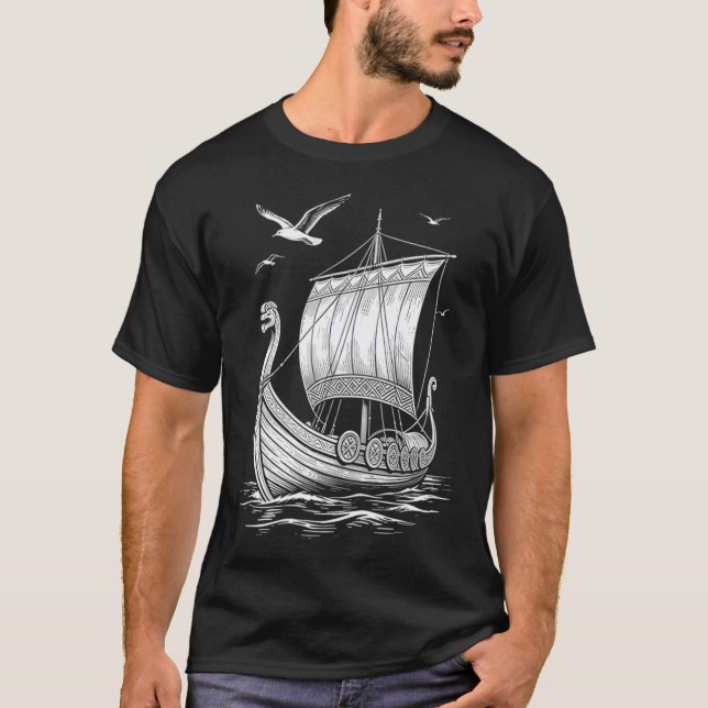 Camiseta Navio Junk Chinês (Frente)