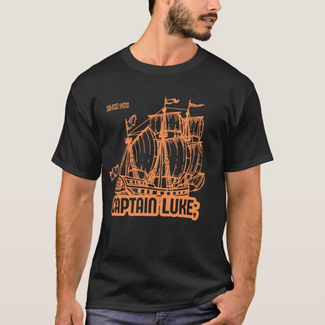Camiseta Navio marítimo personalizável (Frente)