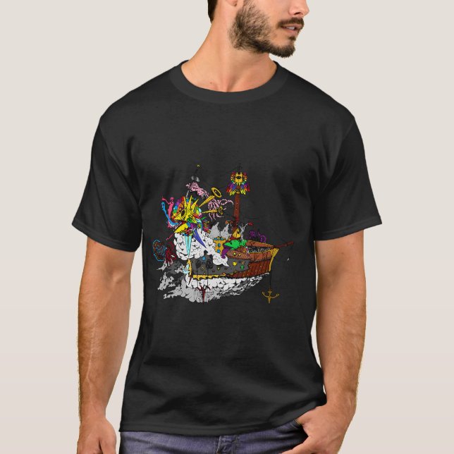 Camiseta Navio Pirata (Frente)