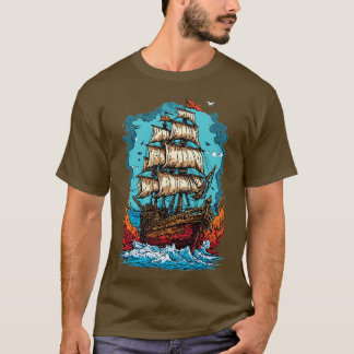 Camiseta Navio pirata 1