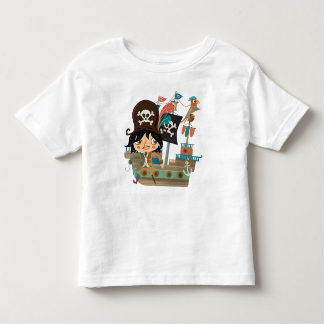 Camiseta Navio Pirata e Pirata (Frente)