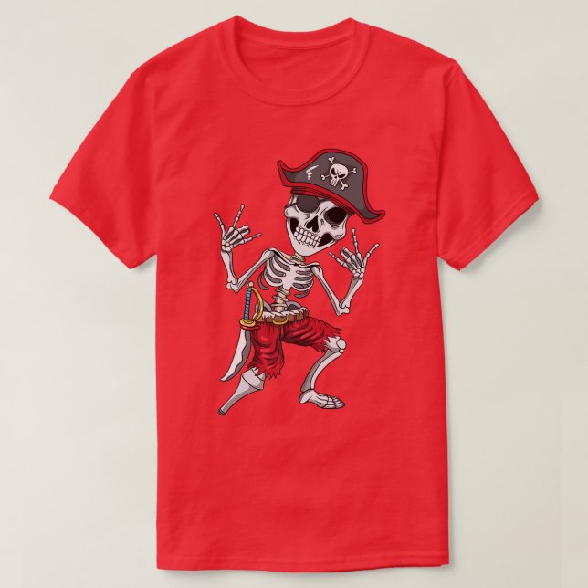 Camiseta Navio Pirata Rocha Rocha Forte Skeleton Metal S (Frente do Design)