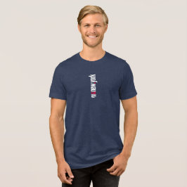 Camiseta Navy Tri-blend T-Shirt|Soft NYC Urban Tee|New York